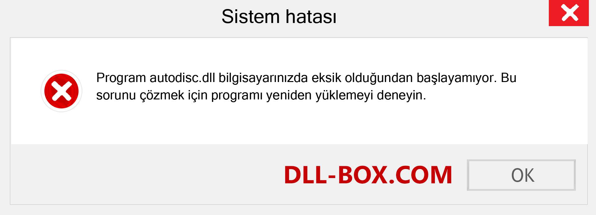 autodisc.dll dosyası eksik mi? Windows 7, 8, 10 için İndirin - Windows'ta autodisc dll Eksik Hatasını Düzeltin, fotoğraflar, resimler